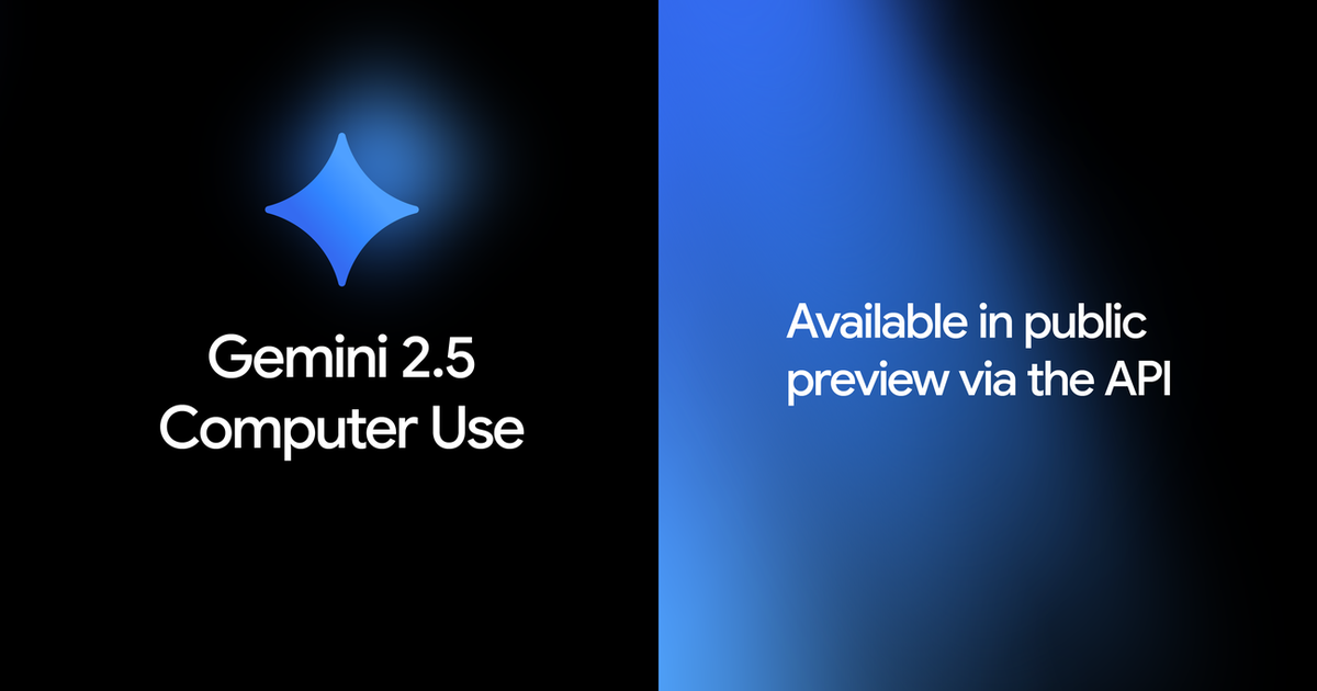 Gemini 2.5 Computer Use de Google