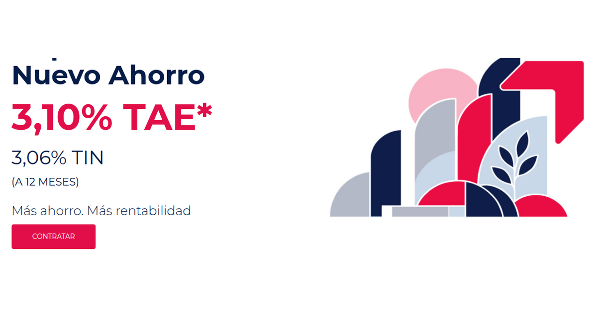 EBN Banco ofrece Depósito Nuevo Ahorro a 12 meses al 3,10% TAE