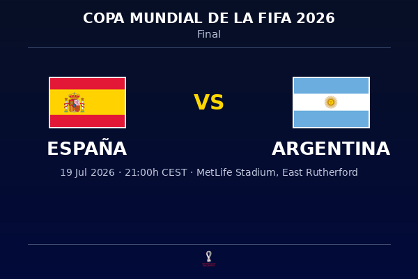 España vs. Argentina — Final | Copa del Mundo 2026
