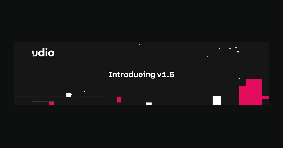Udio v1.5 de Udio