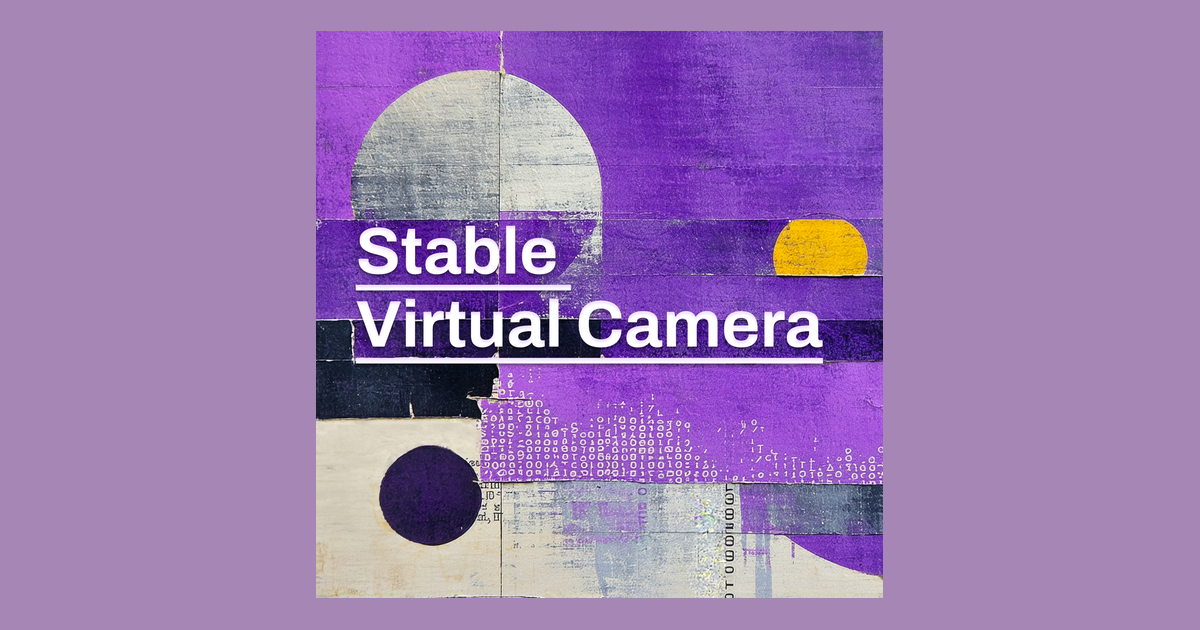 Stable Virtual Camera de Stability AI