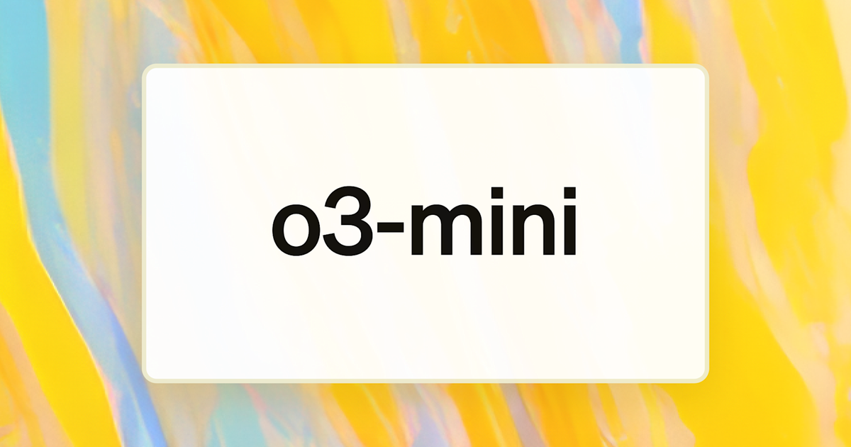 o3-mini de OpenAI