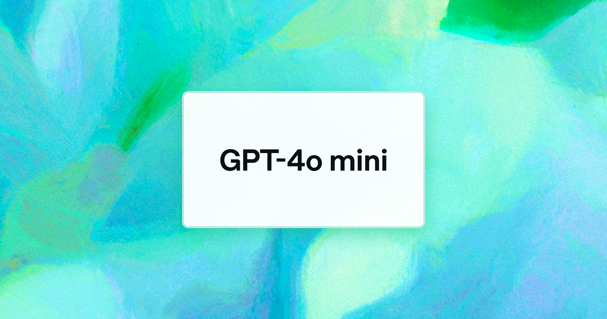GPT-4o mini de OpenAI