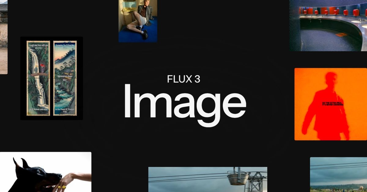 FLUX 3 Image de Black Forest Labs
