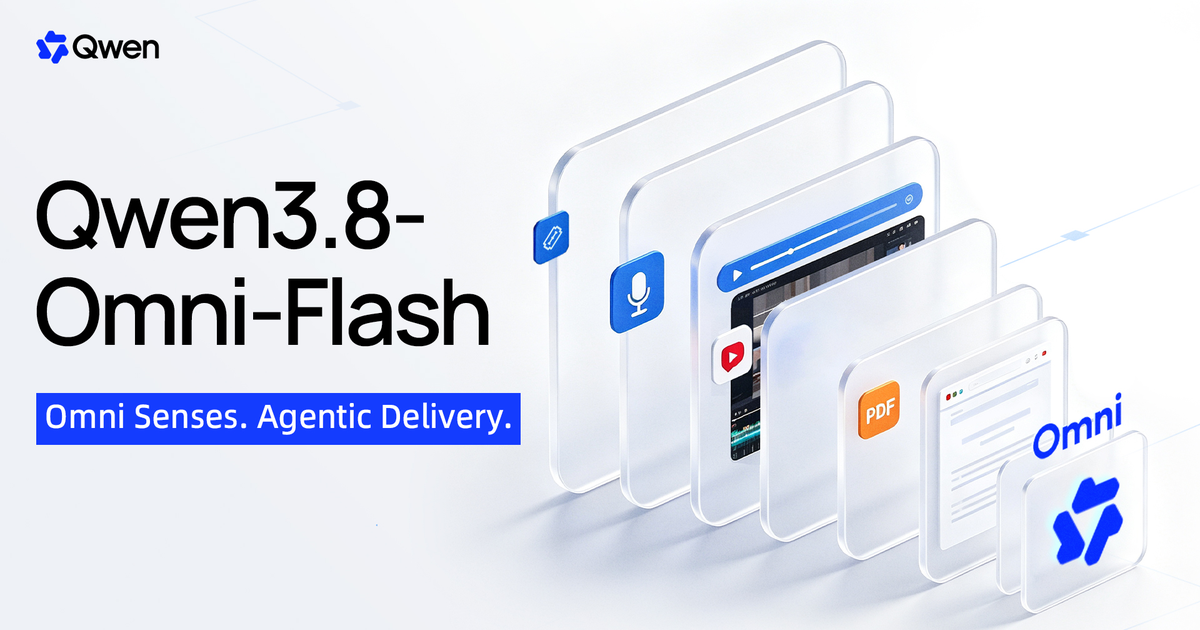 Qwen3.8-Omni-Flash de Alibaba