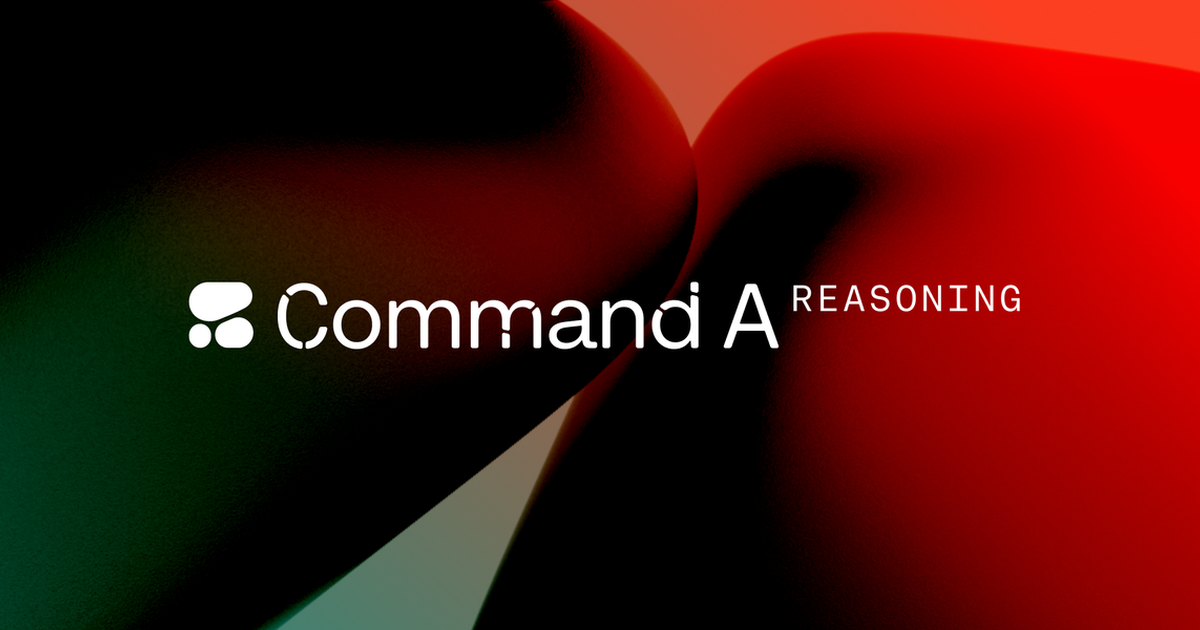 Command A Reasoning de Cohere