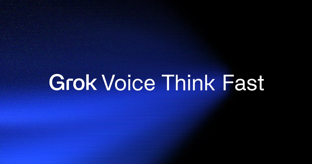 Grok Voice Think Fast 1.0 de xAI