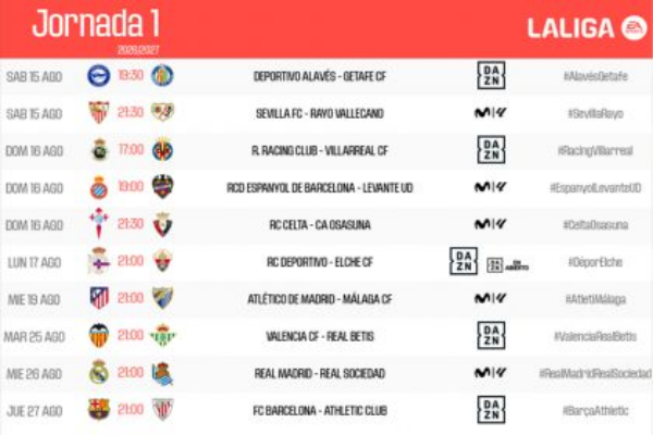 Deportivo Alavés vs. Getafe CF — Jornada 1 | LaLiga 2026-27