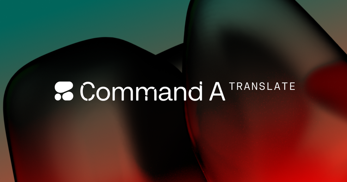 Command A Translate de Cohere