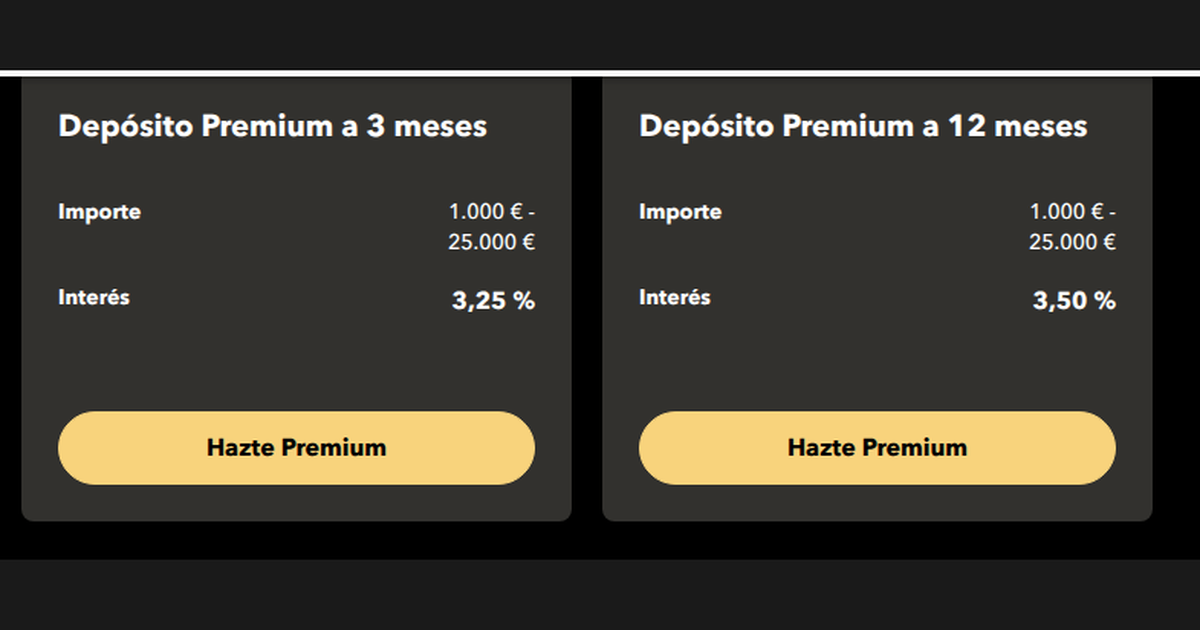 MyInvestor ofrece depósito Premium al 3,25% TAE a 3 meses