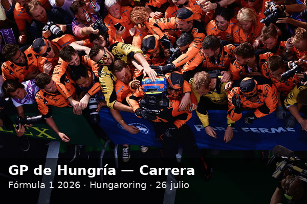 GP de Hungría — Carrera | Fórmula 1 2026