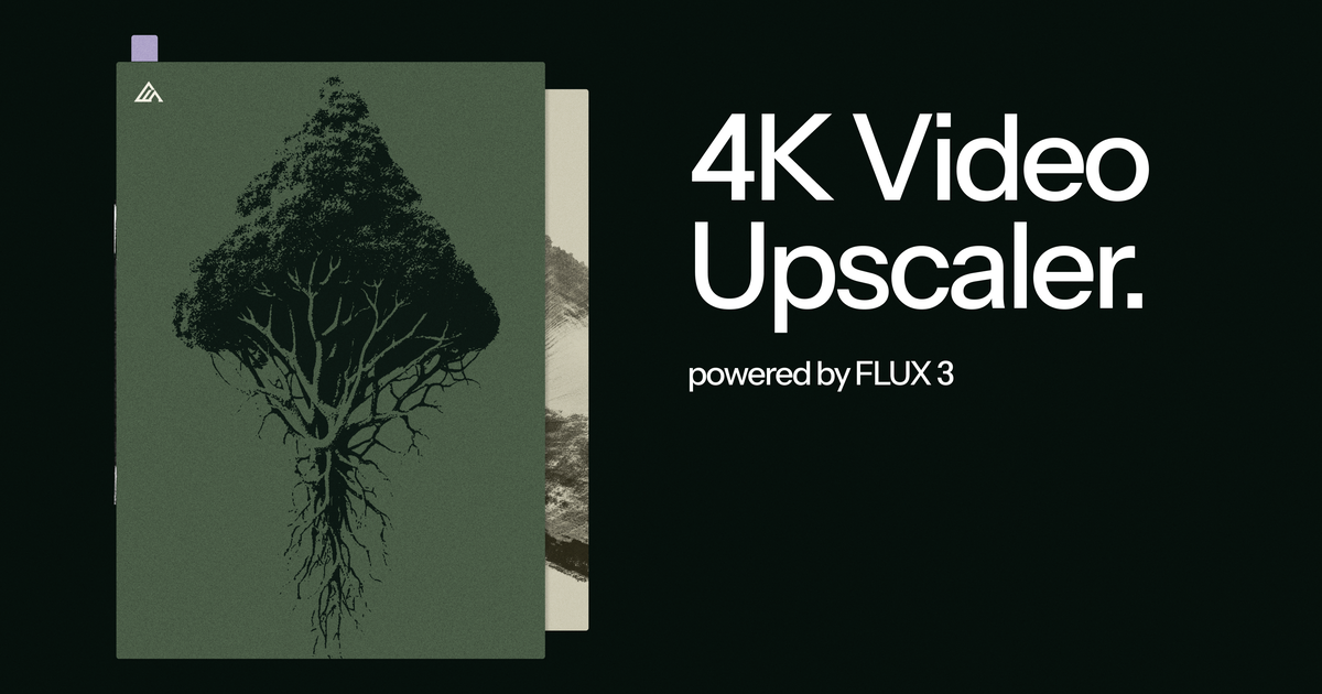 FLUX Video Upscale de Black Forest Labs