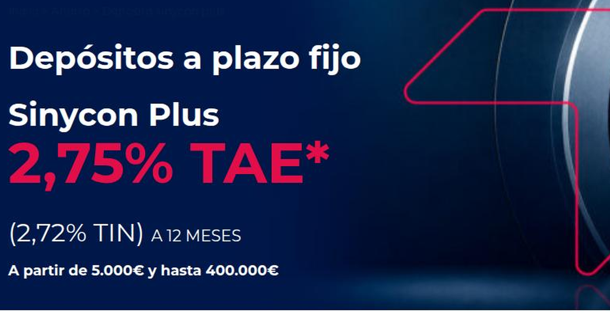 EBN Banco ofrece depósito a 12 meses al 2,75% TAE