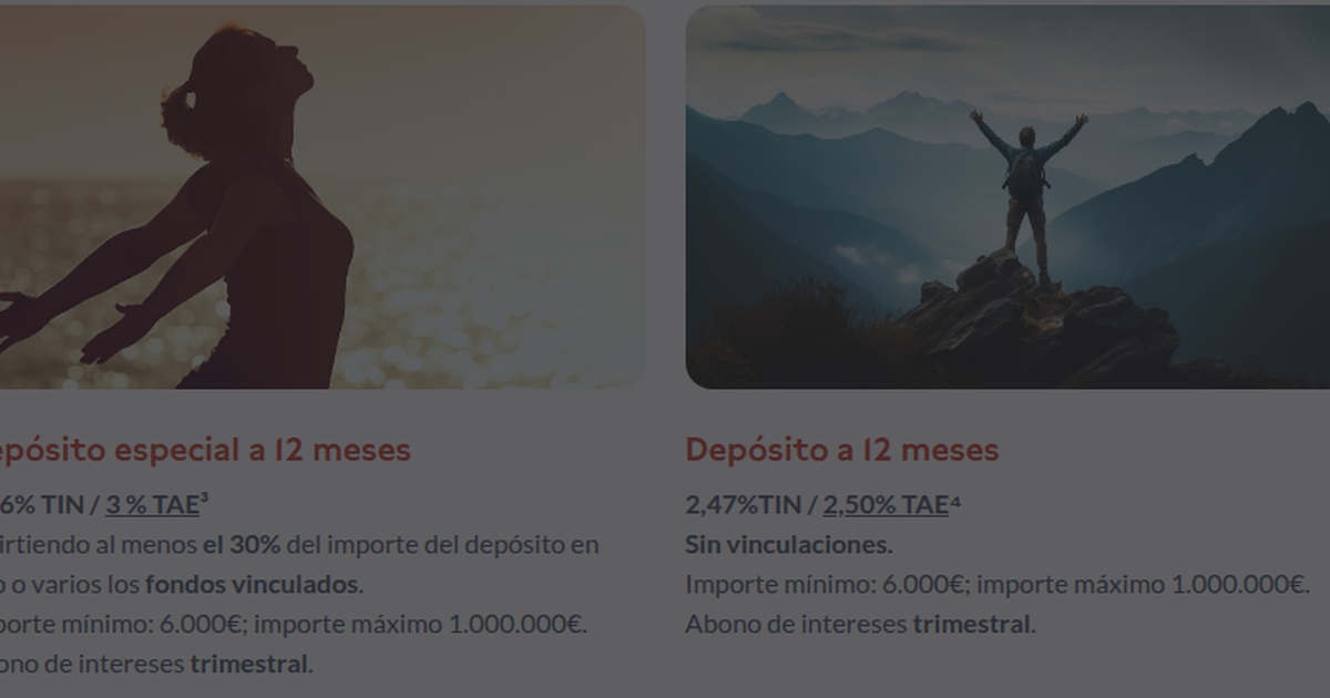 Self Bank ofrece depósito a 12 meses hasta el 3% TAE con vinculación