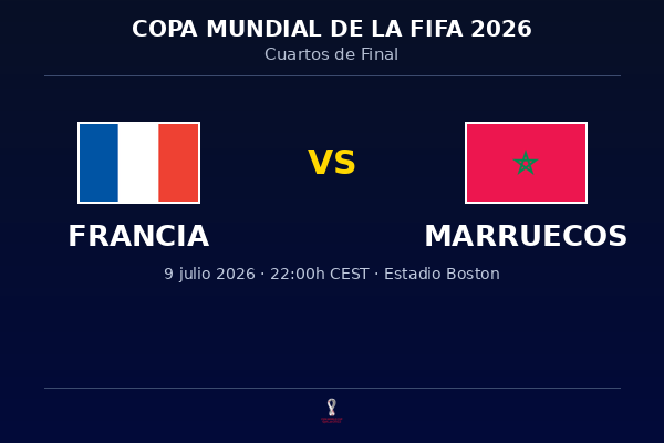 Francia vs. Marruecos — Cuartos de Final | Copa del Mundo 2026