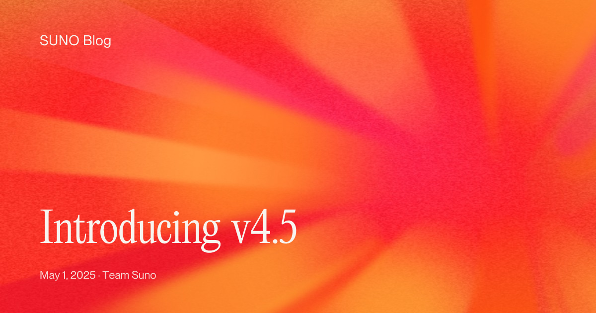 Suno v4.5 de Suno