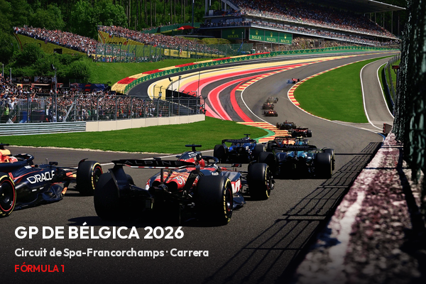 GP de Bélgica — Carrera | Fórmula 1 2026