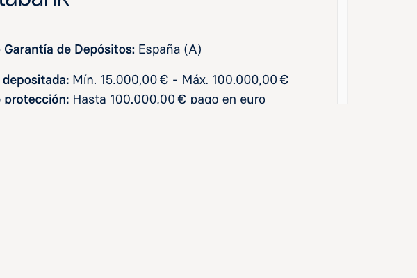 MiraltaBank ofrece depósito a 12 meses al 2,20% TAE