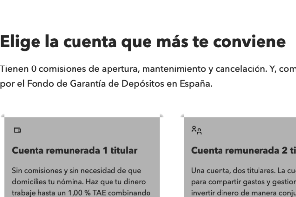 MyInvestor ofrece cuenta remunerada al 1% TAE el primer año